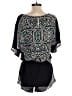 Ella Moss Paisley Black Romper Size S - photo 2
