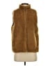 J.Crew 100% Polyester Brown Faux Fur Vest Size S - photo 1