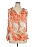 Bobeau 100% Polyester Orange Sleeveless Blouse Size XL - photo 1