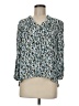 Caslon 100% Rayon Teal 3/4 Sleeve Blouse Size M - photo 1