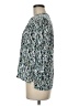 Caslon 100% Rayon Teal 3/4 Sleeve Blouse Size M - photo 5