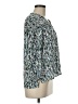 Caslon 100% Rayon Teal 3/4 Sleeve Blouse Size M - photo 4