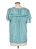 Daniel Rainn 100% Rayon Teal Short Sleeve Blouse Size L - photo 2