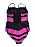 Andres Sarda Stripes Pink One Piece Swimsuit Size S - photo 2