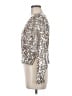 ASOS 100% Polyester Silver Long Sleeve Blouse Size 8 - photo 5