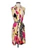 Tabitha Print Yellow Cocktail Dress Size 4 - photo 1