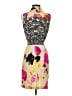 Tabitha Print Yellow Cocktail Dress Size 4 - photo 2