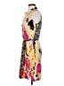 Tabitha Print Yellow Cocktail Dress Size 4 - photo 5