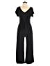 Caution to the Wind Solid Black Jumpsuit Size M - photo 1