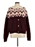 RD Style Argyle Burgundy Cardigan Size M - photo 1