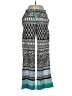 E by Eloise Print Teal Casual Pants Size S - photo 1