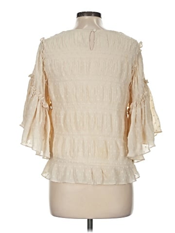 Line & Dot 3/4 Sleeve Blouse (view 2)