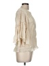 Line & Dot 100% Polyester Ivory 3/4 Sleeve Blouse Size M - photo 4