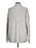 Ann Taylor LOFT Solid Silver Turtleneck Sweater Size L - photo 2
