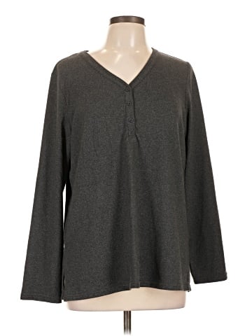 Mario Serrani Long Sleeve Henley (view 1)