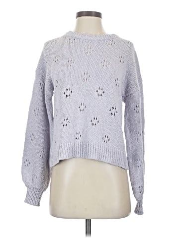 Madewell Floral Pointelle Pullover Sweater (view 1)