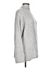 Ann Taylor LOFT Solid Silver Turtleneck Sweater Size L - photo 4