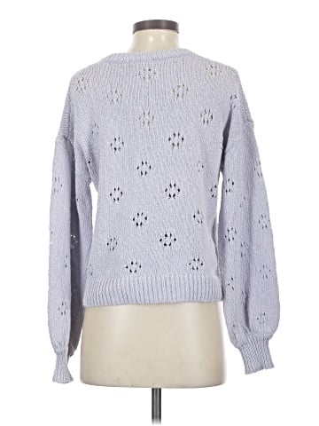 Madewell Floral Pointelle Pullover Sweater (view 2)
