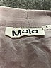 Molo 100% Cotton Metallic Silver Skirt Size 5 - photo 3
