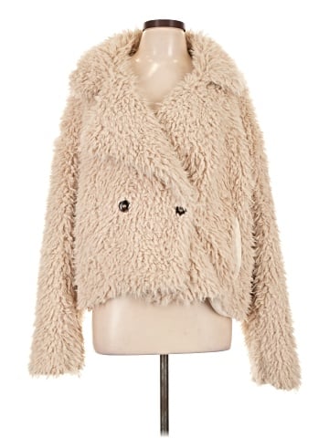 By Anthropologie Faux Fur Jacket (view 1)