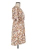 Rewind 100% Rayon Floral Tan Casual Dress Size M - photo 4