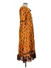 Assorted Brands Paisley Orange Casual Dress Size L - photo 4