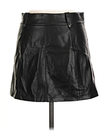Zara Faux Leather Skirt (view 2)
