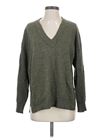 Madewell Donegal Bartlett V-Neck Pullover Sweater in Coziest Yarn (view 1)