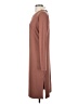 Doe & Rae Solid Brown Casual Dress Size S - photo 5