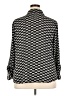 MICHAEL Michael Kors 100% Polyester Houndstooth Black Long Sleeve Blouse Size 2X - photo 2
