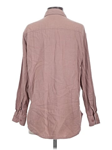 Madewell Lightspun Flap-Pocket Oversized Ex-Boyfriend Shirt (view 2)