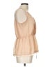 Forever 21 100% Polyester Tan Sleeveless Blouse Size L - photo 4