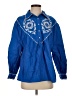 Zara Blue Long Sleeve Blouse Size S - photo 1