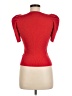 Sandro Red Short Sleeve Top Size Med (2) - photo 2
