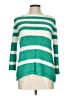 Style&Co Stripes Green Pullover Sweater Size L - photo 1