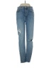 RE/DONE Hearts Blue Jeans Size 27 waist - photo 1