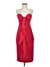 BCBGMAXAZRIA 100% Polyester Solid Red Cocktail Dress Size 2 - photo 1