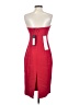 BCBGMAXAZRIA 100% Polyester Solid Red Cocktail Dress Size 2 - photo 2