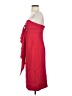 BCBGMAXAZRIA 100% Polyester Solid Red Cocktail Dress Size 2 - photo 5