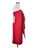 BCBGMAXAZRIA 100% Polyester Solid Red Cocktail Dress Size 2 - photo 4