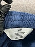 H&M 100% Cotton Solid Blue Shorts Size 6 - photo 3