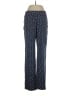 Lands' End Polka Dots Blue Casual Pants Size S - photo 1