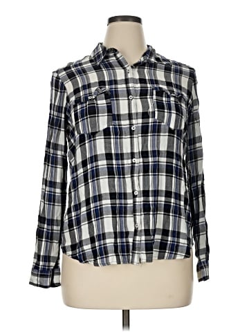 Cato Long Sleeve Button-Down Shirt (view 1)