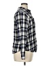 Cato 100% Rayon Plaid Blue Long Sleeve Button-Down Shirt Size XL - photo 4