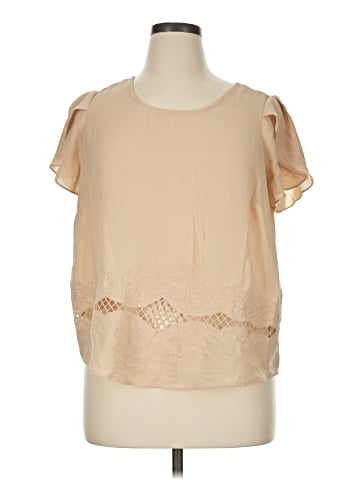 Forever 21 Plus Short Sleeve Blouse (view 1)