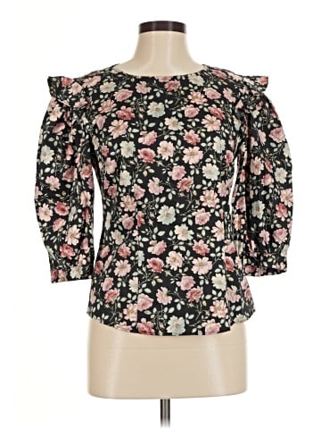 La Vie Rebecca Taylor 3/4 Sleeve Blouse (view 1)