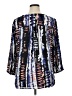 Paraphrase 100% Polyester Blue 3/4 Sleeve Blouse Size 1X - photo 2