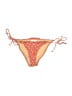 J.Crew Polka Dots Orange Swimsuit Bottoms Size XS - photo 1