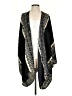 Leith 100% Polyester Black Kimono Size XS - photo 1
