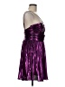 City Studio Metallic Purple Cocktail Dress Size 9 - 10 - photo 4